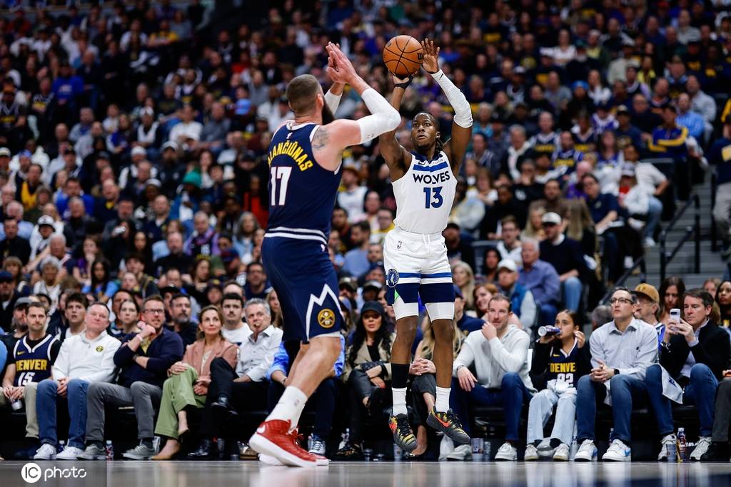 约基奇27+12+16 掘金大胜森林狼总分2-3